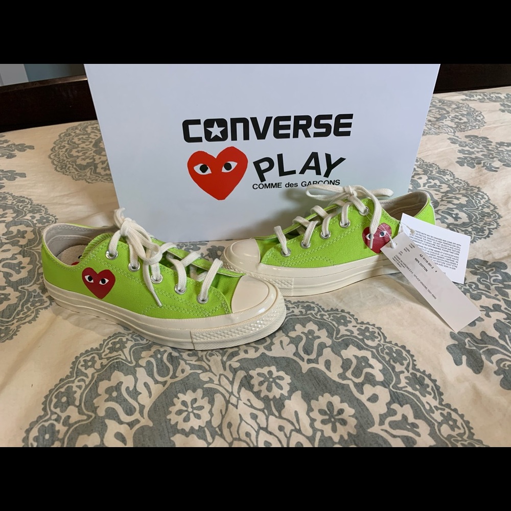 Converse x Comme des Garcons Play Sneakers NEW